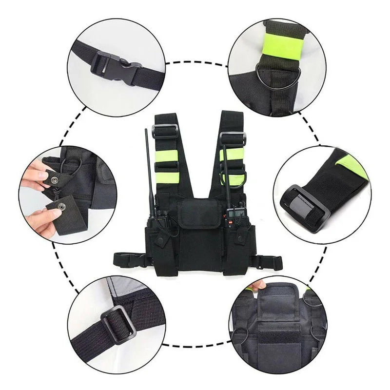 Tactical Chest Rig Bag Streetwear Waist Pack Unisex NB0753