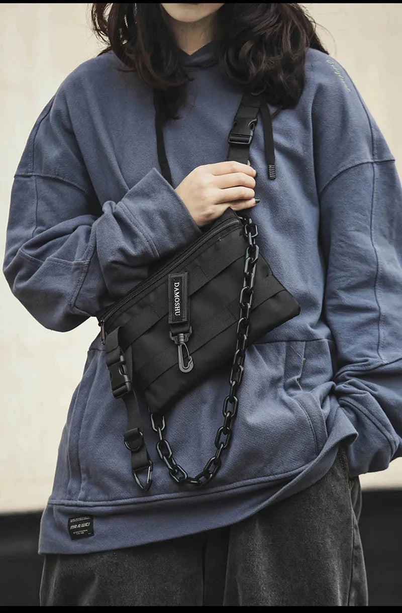 Tactical Chest Rig Bag for Woman Hip Hop Vest Streetwear Bag