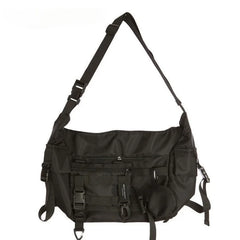 Japanese Canvas Functional Workwear Bag Large Capacity Messenger Bag