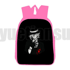 Funny 3D Bungou Stray Dogs Backpack 12/16 Inch Pink Merch Cartoon Bookbag