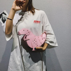 Funny 3D Dinosaur Crossbody Bag for Women Girls