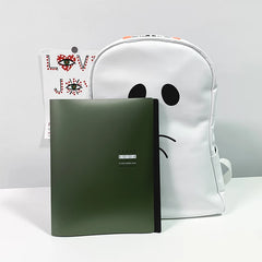 Funny Backpacks Women Tourist Casual Waterproof PU Fabric Large Capacity