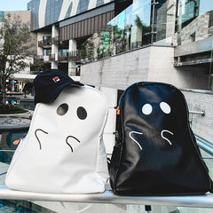 Funny Backpacks Women Tourist Casual Waterproof PU Fabric Large Capacity