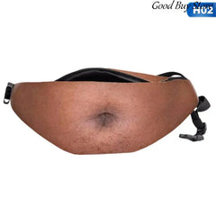 Funny Beer Belly Purse Novelty Waist Bag Women Men Storage Pouch