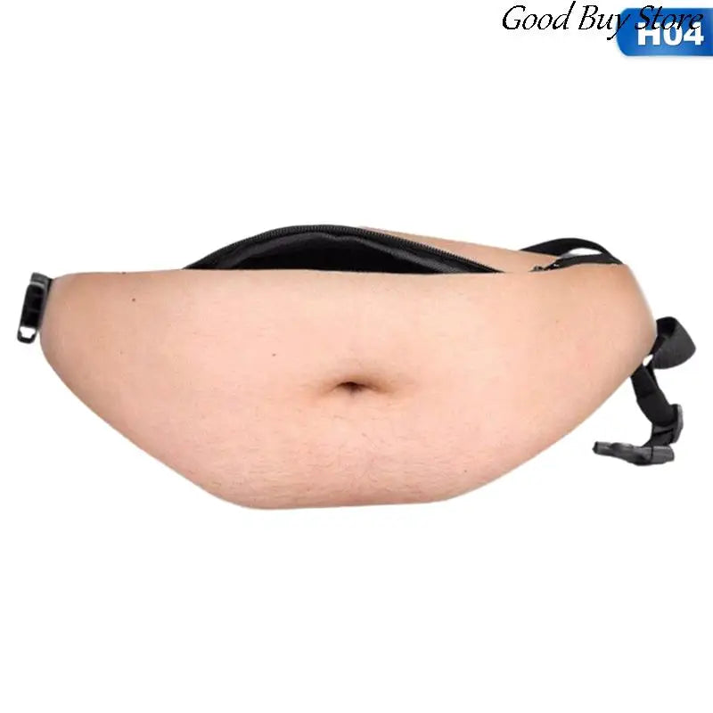 Funny Beer Belly Purse Novelty Waist Bag Women Men Storage Pouch