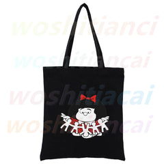 Funny Cartoon Mafalda Harajuku 90s Shopping Canvas Bag Female Girl Tote