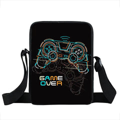 Funny Gamer Print Crossbody Bag for Travel Women Handbag Messenger Bags