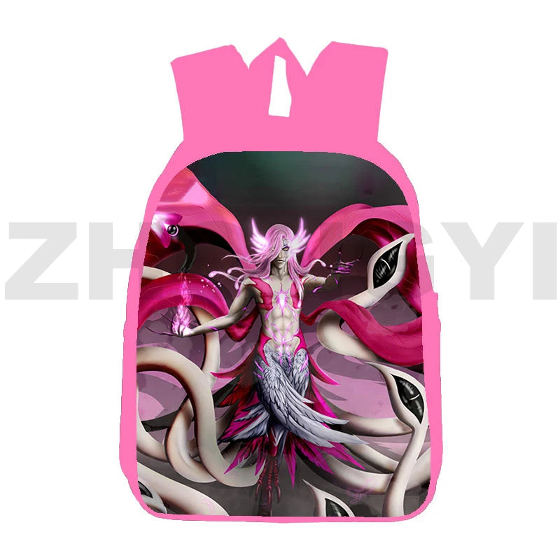Bleach Anime 3D Backpack Pink Canvas Bag for Women Kids School Waterproof