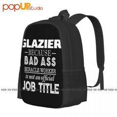 Funny Glazier Backpack Large Capacity Training Gym Tote Bag
