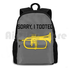 Funny Flugelhorn Gift , Marching Band , Concert Band-Sorry , I Tooted