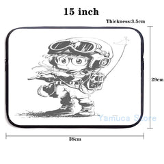 Arale USB Charge Backpack Funny Graphic Print Men Women School Travel Laptop Bag