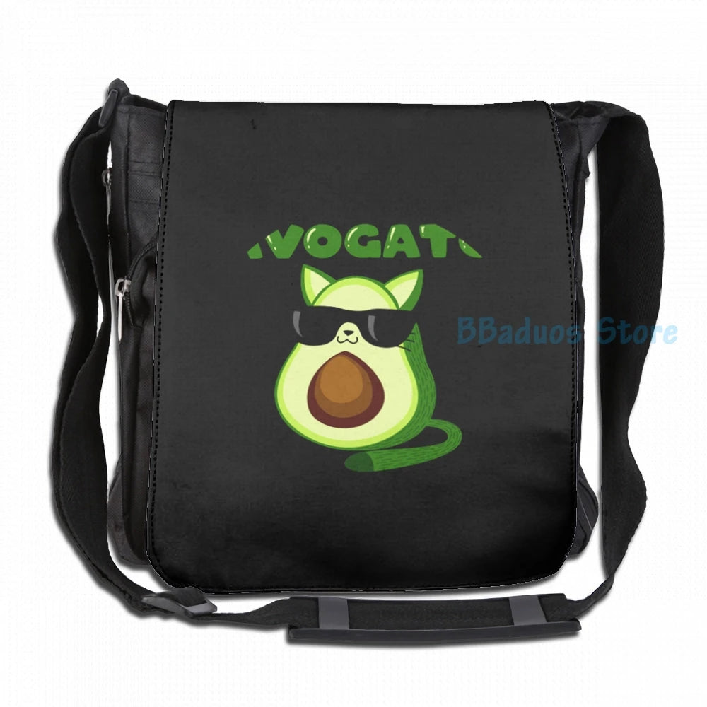 Avogato Funny Avocado Cat Lover USB Charge Backpack men Women Travel laptop bag