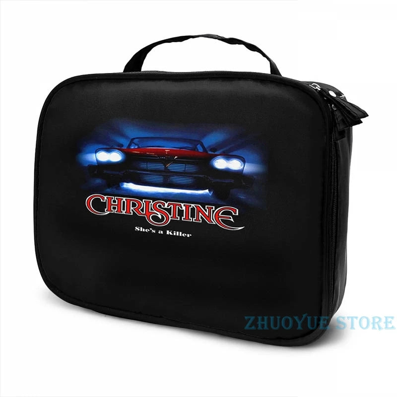 Funny Car Christine USB Charge Backpack School bags Travel laptop bag