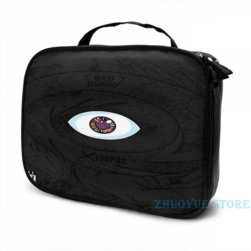 Funny Graphic Print BAD BUNNY USB Charge Backpack Men Women Travel Laptop Bag