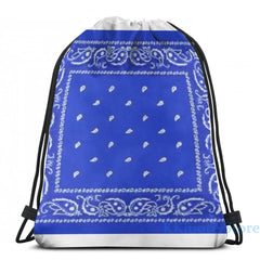Funny Graphic Print Bandana USB Charge Backpack for Men and Women