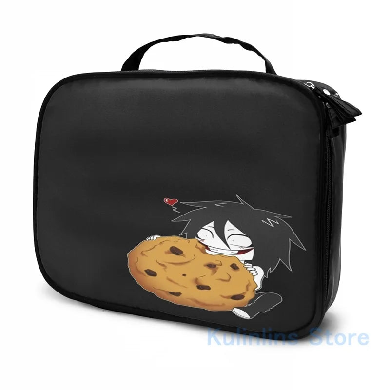Chibi Jeff the Killer USB Charge Backpack Men Women Travel Laptop Bag