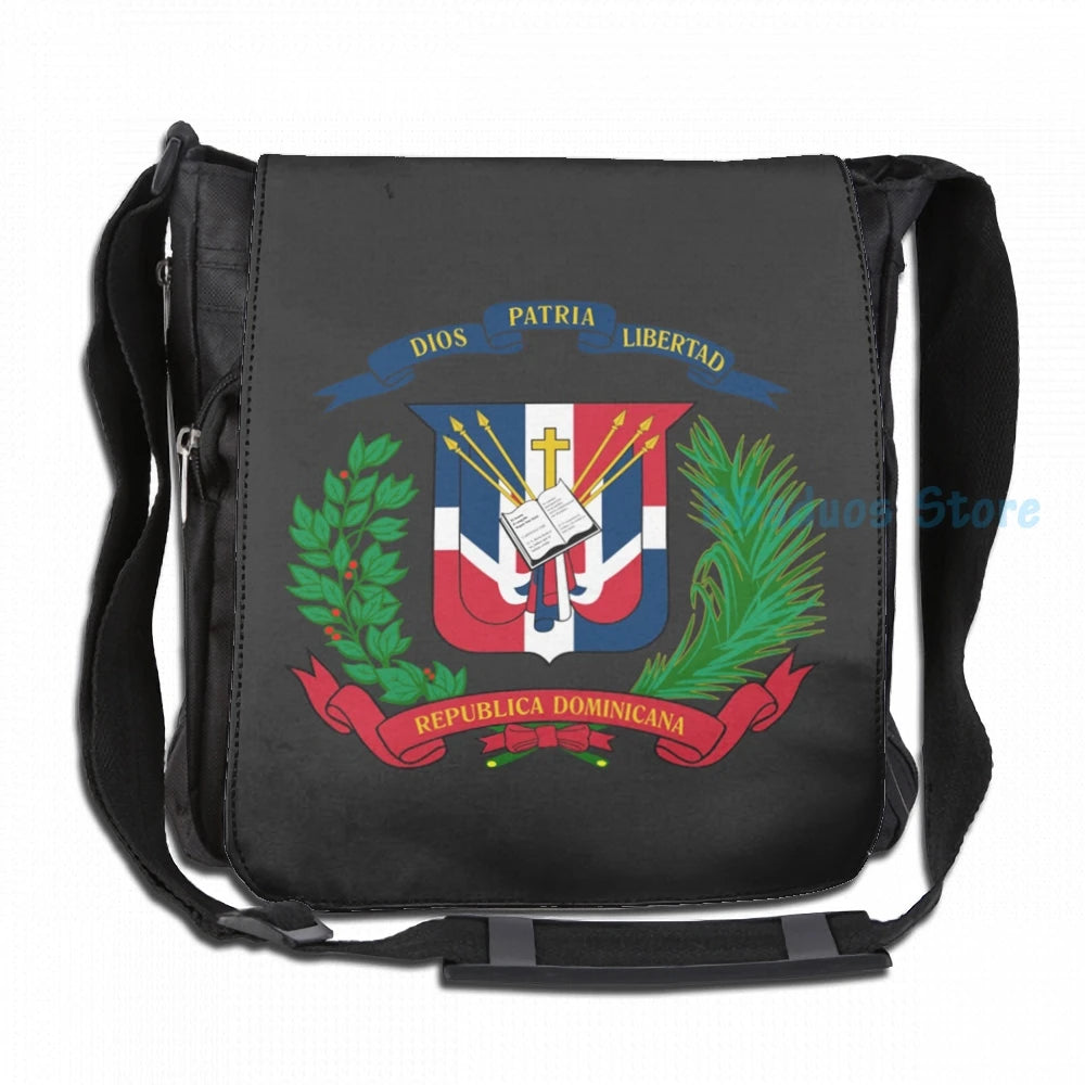 Dominican Republic Coat of Arms USB Charge Backpack