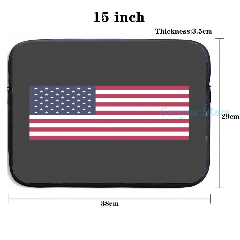 USA Flag Graphic Print USB Charge Backpack