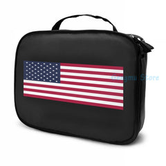 USA Flag Graphic Print USB Charge Backpack