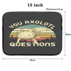 Funny Axolotl USB Charge Backpack Men Women School Travel Laptop Bag