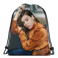 Funny Hailee Steinfeld USB Charge Backpack Men Women School Travel Laptop Bag