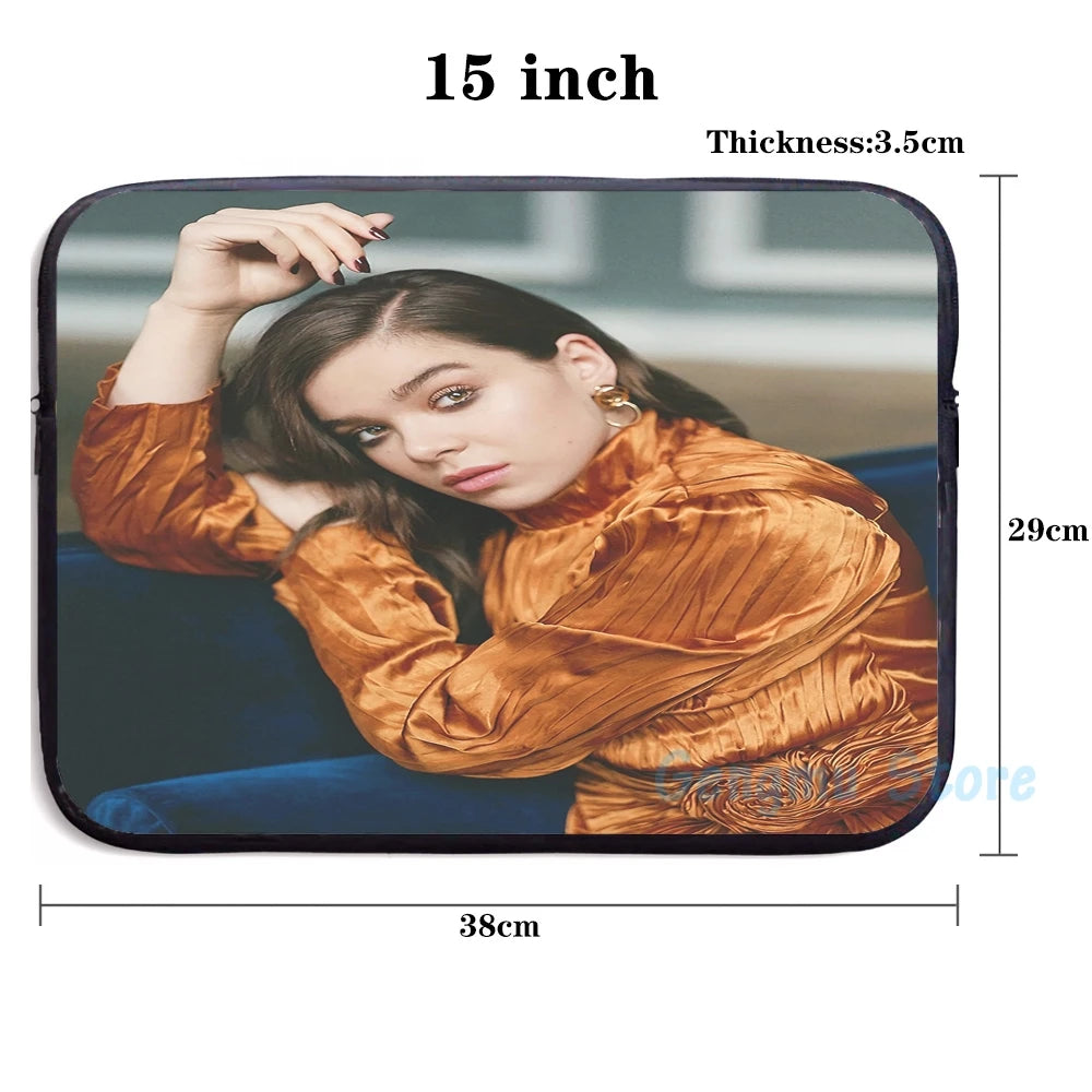 Funny Hailee Steinfeld USB Charge Backpack Men Women School Travel Laptop Bag