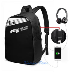 Hajime no Ippo Final Blow USB Charge Backpack Men Women School Travel Laptop Bag
