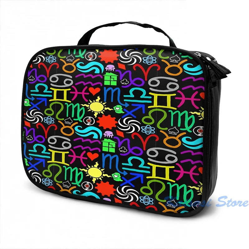 Homestuck Pattern USB Charge Backpack School Travel Laptop Bag