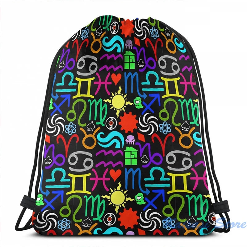 Homestuck Pattern USB Charge Backpack School Travel Laptop Bag