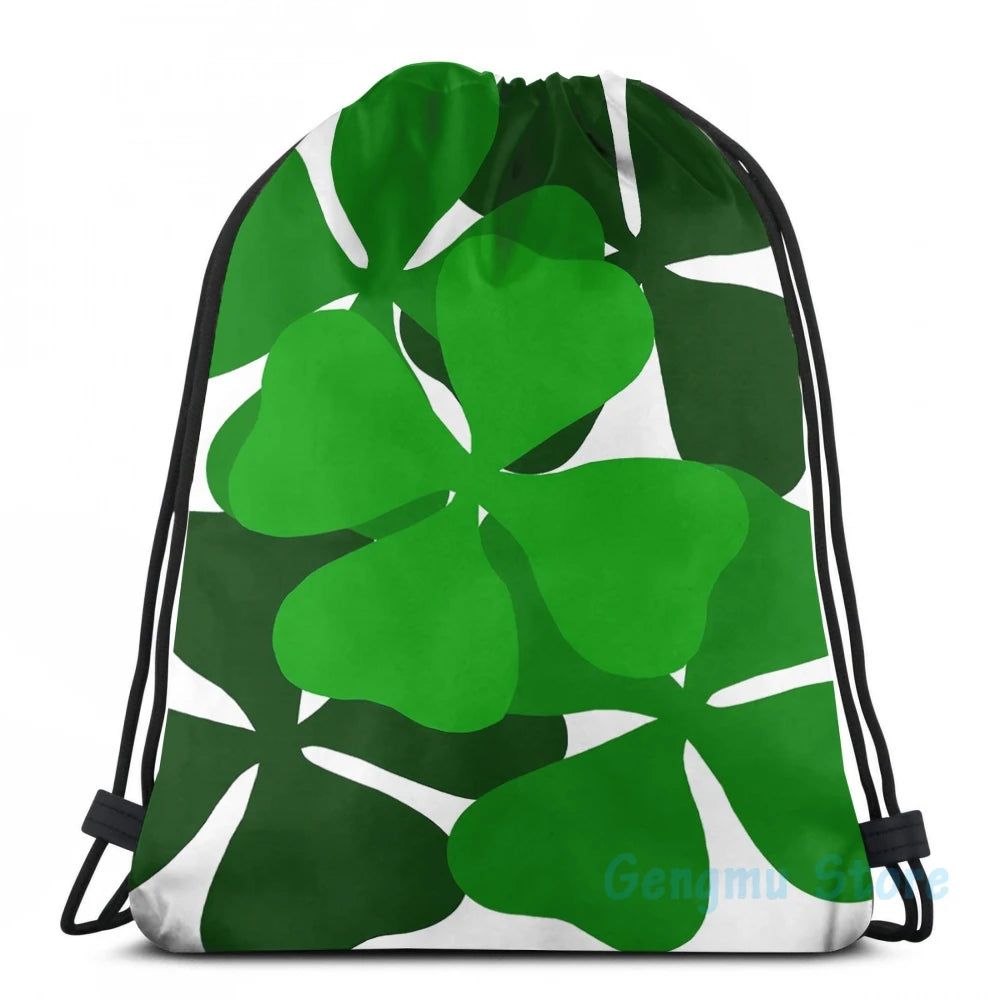 Ireland Shamrocks USB Charge Backpack Men Women School Travel Laptop Bag