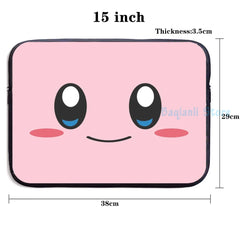 Kirbys Face USB Charge Backpack Men Women Travel Laptop Bag