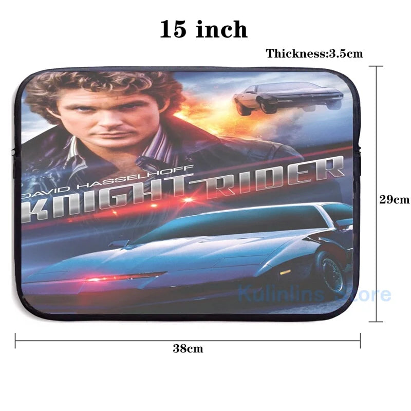 Knight Rider Hasselhoff USB Charge Backpack Men Women School Bag Travel Laptop B