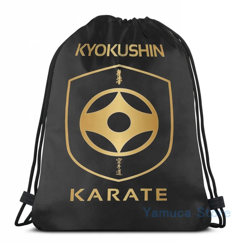Kyokushin USB Charge Backpack Funny Graphic Print School Laptop Bag