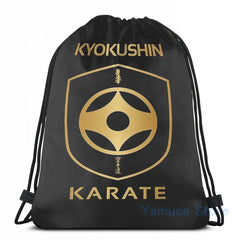 Kyokushin USB Charge Backpack Funny Graphic Print School Laptop Bag