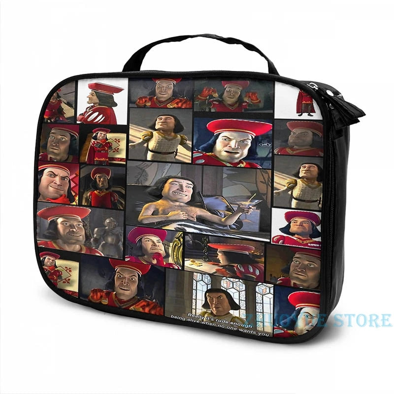 Lord Farquaad USB Charge Backpack School Travel Laptop Bag