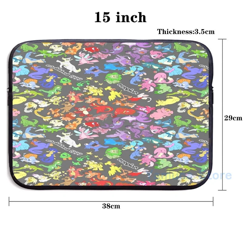 Neosplash Neopets All Over Print Backpack USB Charge School Travel Laptop Bag