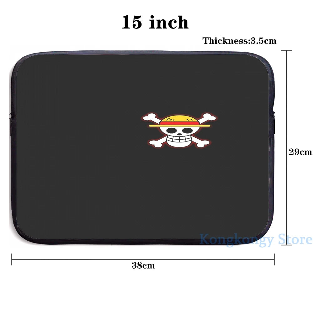 Funny Graphic One Piece USB Backpack Men Women Travel Laptop Bag