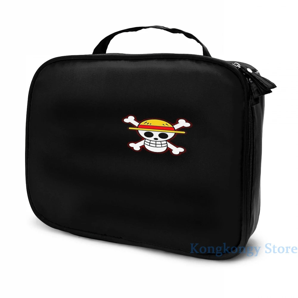 Funny Graphic One Piece USB Backpack Men Women Travel Laptop Bag