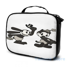 Oswald and Ortensia Smitten USB Charge Backpack Men Women Travel Laptop Bag