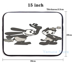 Oswald and Ortensia Smitten USB Charge Backpack Men Women Travel Laptop Bag