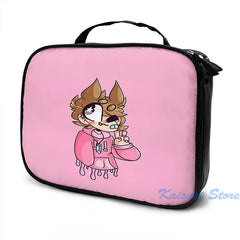 Pastel Tord Eddsworld USB Charge Backpack School Travel Laptop Bag