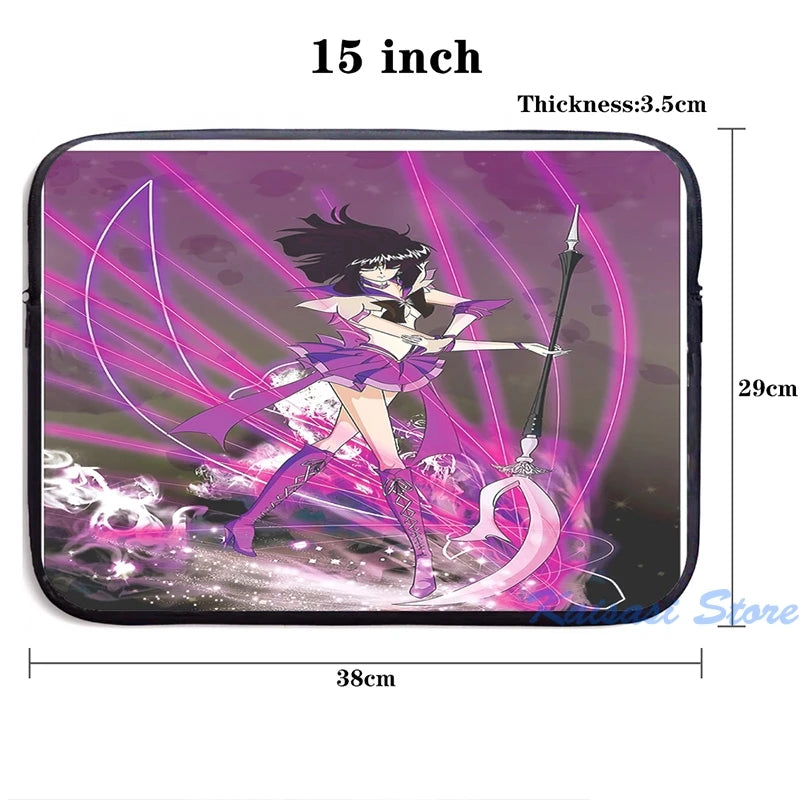 Sailor Saturn USB Charge Backpack Travel Laptop Bag