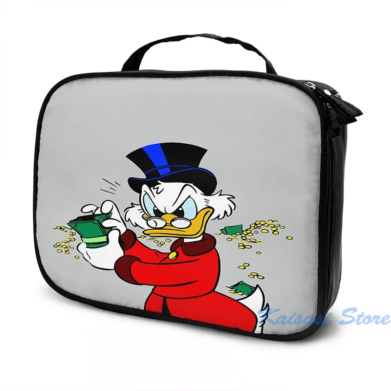 Scrooge McDuck USB Charge Backpack Funny Print School Bag