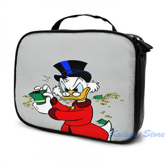 Scrooge McDuck USB Charge Backpack Funny Print School Bag