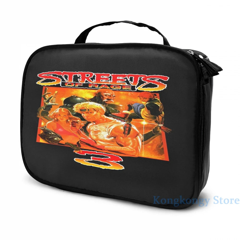 Funny Streets of Rage 3 USB Charge Backpack Men Women Travel Laptop Bag