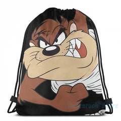 Funny TAZ Spinning USB Charge Backpack Men Women Bag