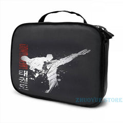 Funny Graphic Taekwondo USB Charge Backpack for School and Travel