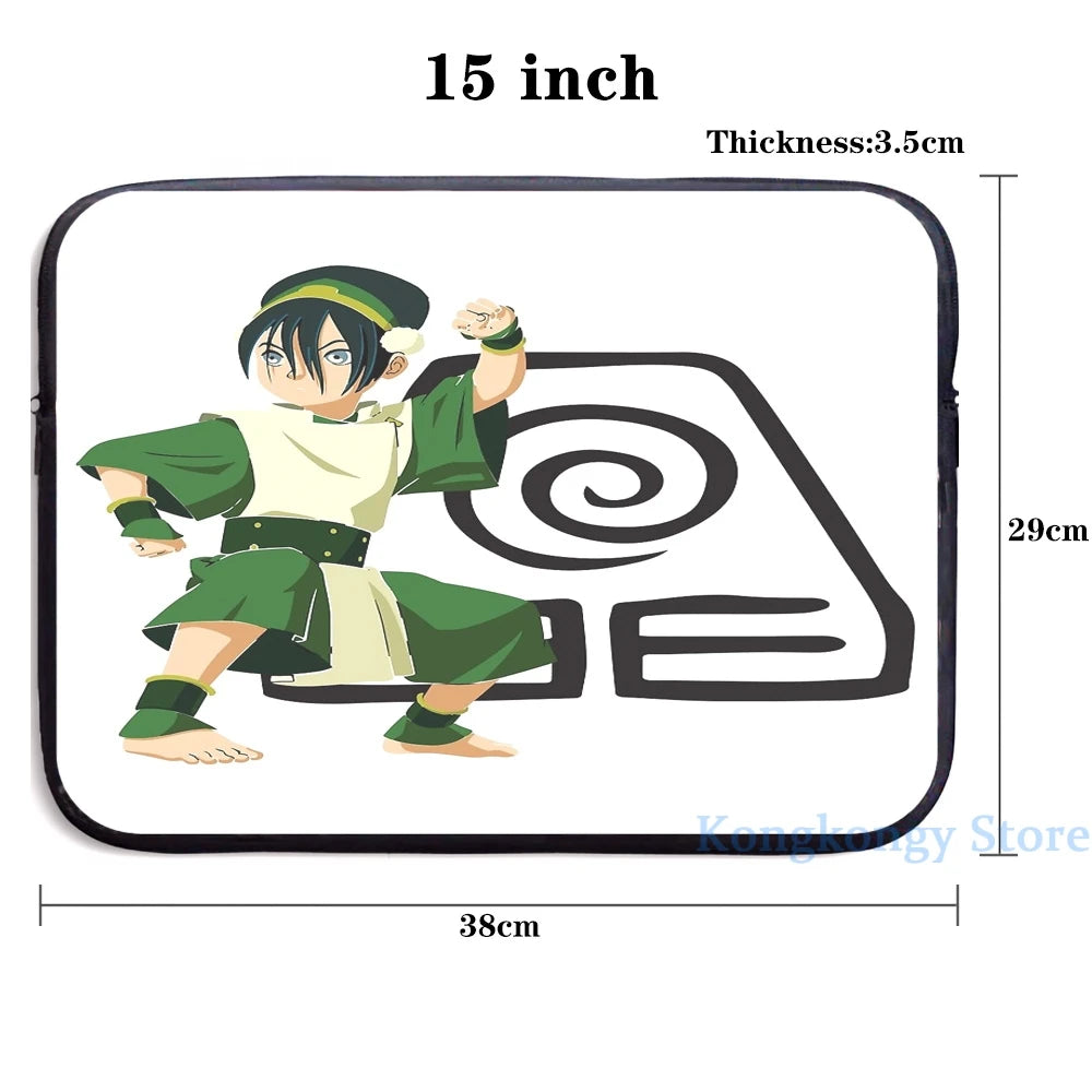 Graphic Print Toph Bei Fong USB Backpack for School and Travel