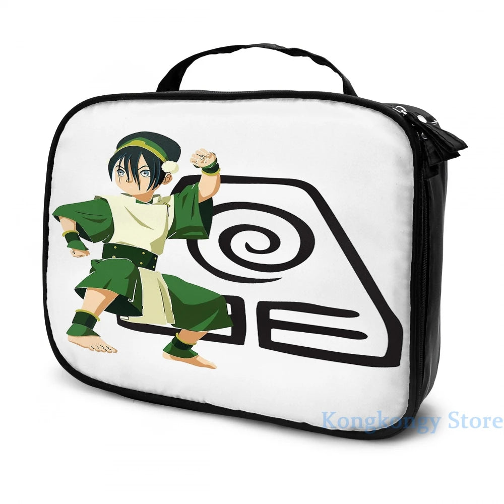 Graphic Print Toph Bei Fong USB Backpack for School and Travel