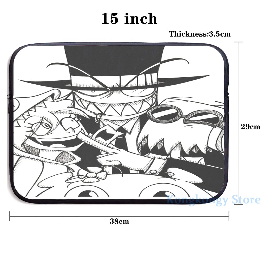 Villainous USB Charge Backpack Funny Graphic Print Men Women Travel Laptop Bag
